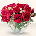  Balıkesir çiçek online çiçek siparişi  mika yada cam içerisinde 10 gül - sevenler için ideal seçim -