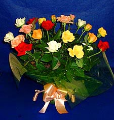  Balıkesir hediye çiçek yolla  13 adet karisik renkli güller