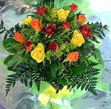 13 adet karisik gül buketi demeti   Balıkesir uluslararası çiçek gönderme 