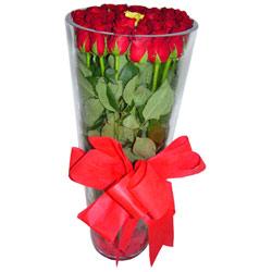  Balıkesir çiçek online çiçek siparişi  12 adet kirmizi gül cam yada mika vazo tanzim