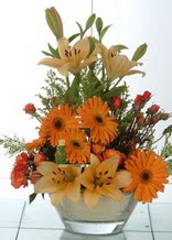  Balıkesir çiçek servisi , çiçekçi adresleri  cam yada mika vazo içinde karisik mevsim çiçekleri