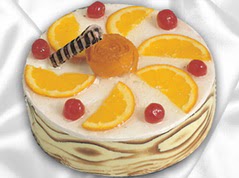 lezzetli pasta satisi 4 ile 6 kisilik yas pasta portakalli pasta  Balıkesir çiçekçi mağazası 