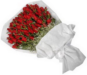  Balıkesir İnternetten çiçek siparişi  51 adet kırmızı gül buket çiçeği