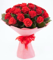 12 adet kırmızı gül buketi  Balıkesir çiçek siparişi sitesi 