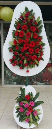 Çift katlı düğün nikah açılış çiçek modeli  Balıkesir internetten çiçek siparişi 